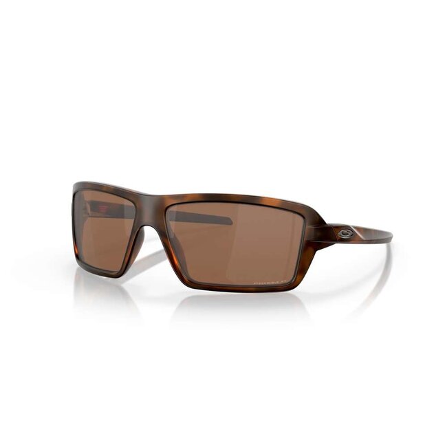 Oakley Cables lunette brown tortoise avec prizm tungsten polar