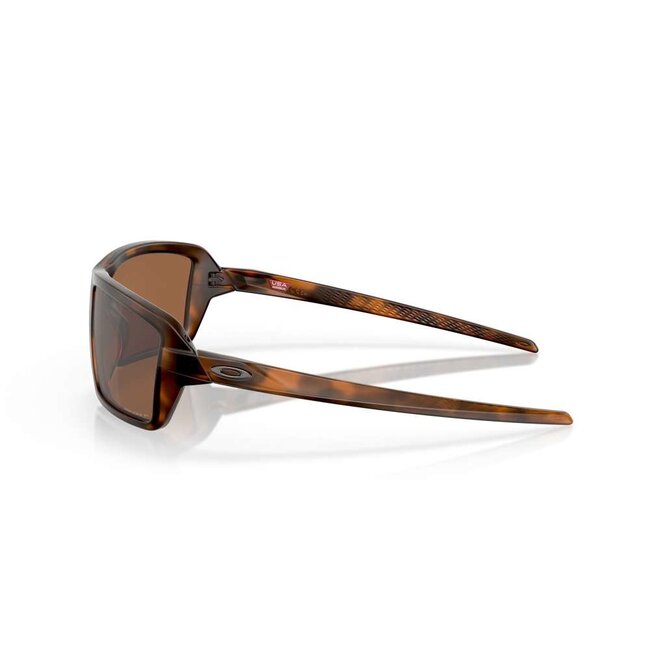 Oakley Cables lunette brown tortoise avec prizm tungsten polar