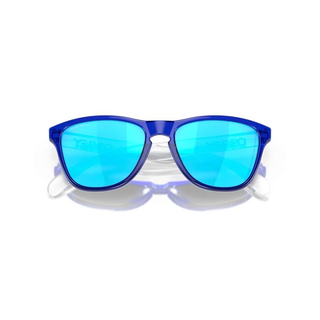 Oakley Frogskins XS (Youth fit) crystal blue & prizm saphire sunglasses