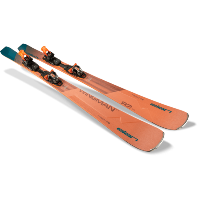 Elan Wingman 82 cti fx emx 12.0  orange-bleu ski alpin sr