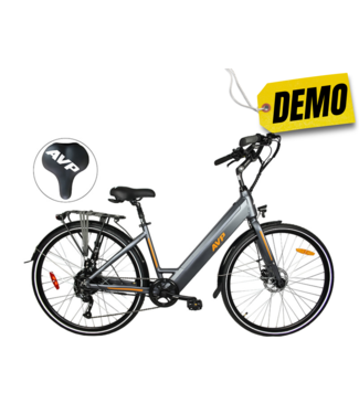 AVP Demo 267km AVP e-lowstep charcoal-orange vélo électrique 15"