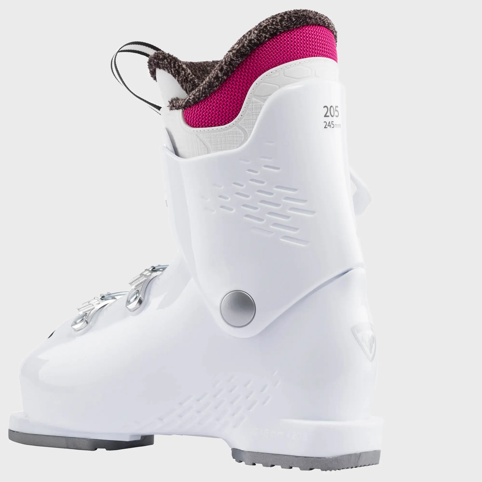 Rossignol FUN GIRL J4 white - Chaussures de ski occasion Junior - A