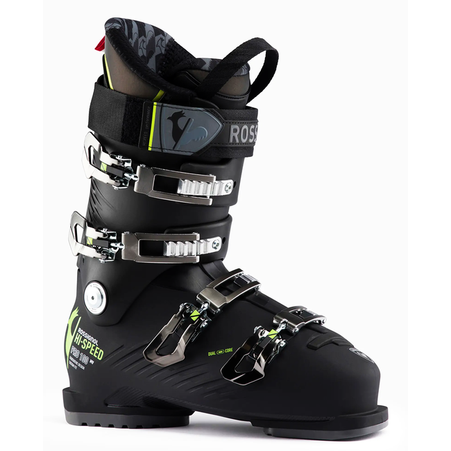 Rossignol Hi-Speed Pro 100 noir-jaune bottes alpin sr