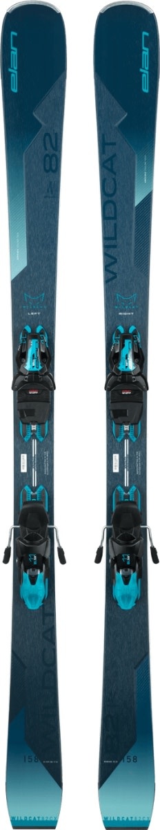 Elan Wildcat 82 cx ps elw 11.0 women's alpine ski blue Elan Wildcat 82 cx ps elw 11.0 women's alpine ski blue