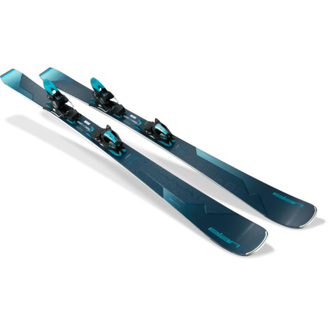 Elan Wildcat 82 cx ps elw 11.0 women's alpine ski blue-turquoise