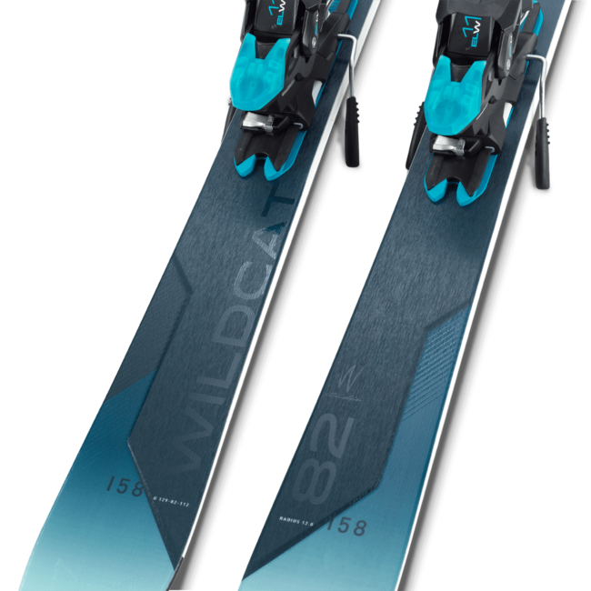 Elan Wildcat 82 cx ps elw 11.0 women's alpine ski blue-turquoise
