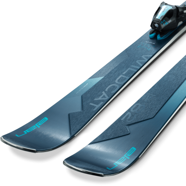 Elan Wildcat 82 cx ps elw 11.0 women's alpine ski blue-turquoise
