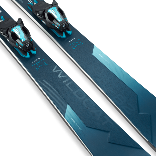 Elan Wildcat 82 cx ps elw 11.0 women's alpine ski blue-turquoise