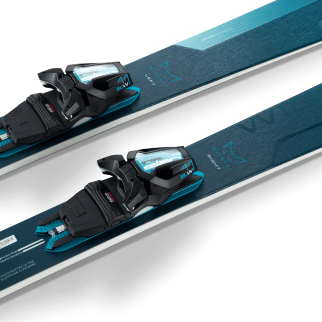 Elan Wildcat 82 cx ps elw 11.0 women's alpine ski blue-turquoise