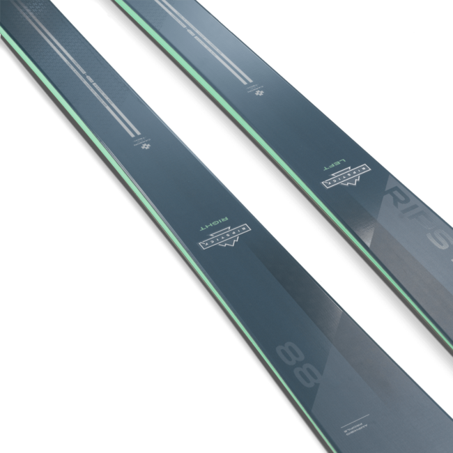 Elan Ripstick 88 women's alpine ski blue-mint