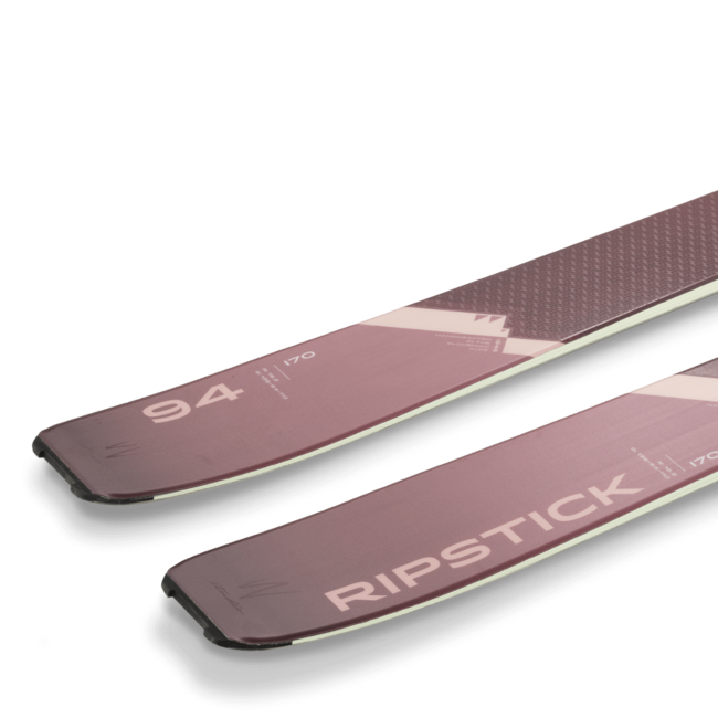 Elan Ripstick 94 rose-mauve ski alpin femme