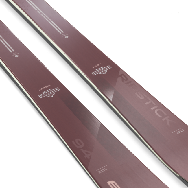 Elan Ripstick 94 women's alpine ski purple-pink