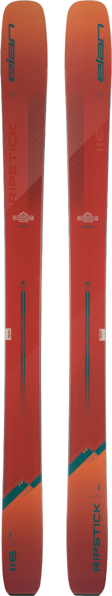 Elan Ripstick 116 men's alpine ski orange-blue - Echo Sports