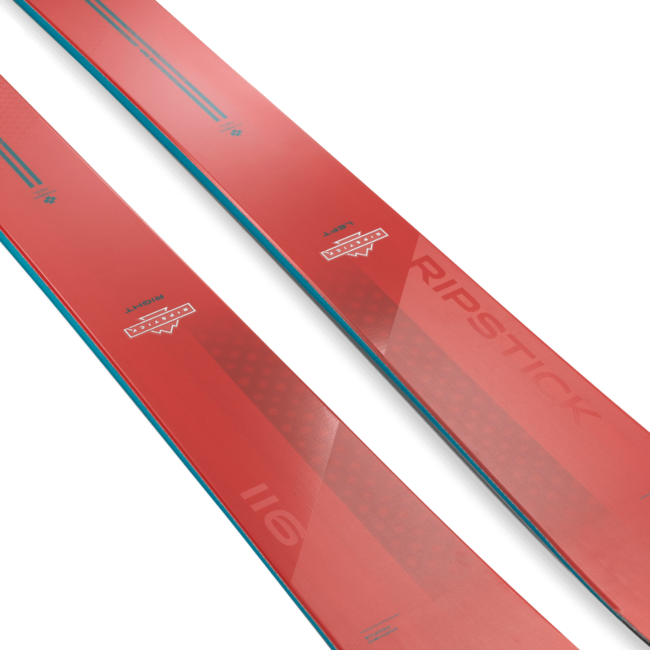 Elan Ripstick 116 men's alpine ski orange-blue