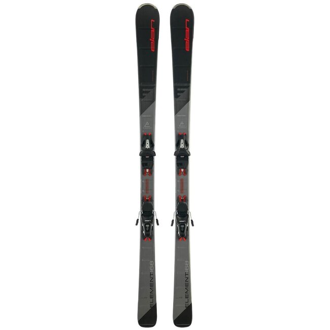 Elan Element Red ls el 10.0 adult alpine ski black-red