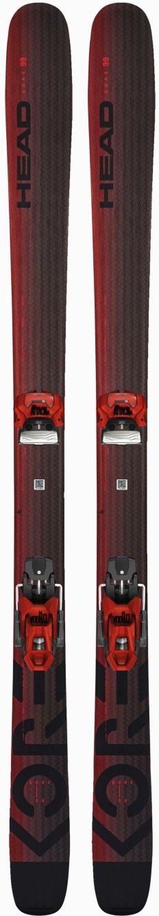 Head Kore 99 men's alpine ski anthracite-red - Echo Sports