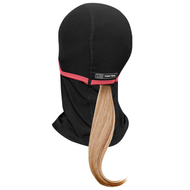 Auclair Ponytrail balaclava black-pink