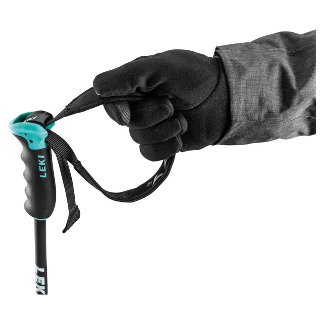 Leki Neolite Airfoil WS noir metal-menthe bâton alpin sr