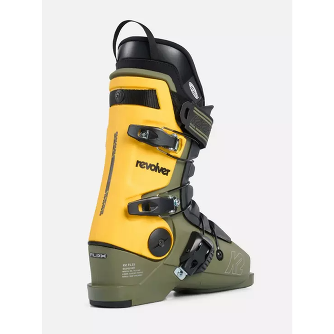 K2 Revolver vert-jaune bottes ski alpin homme