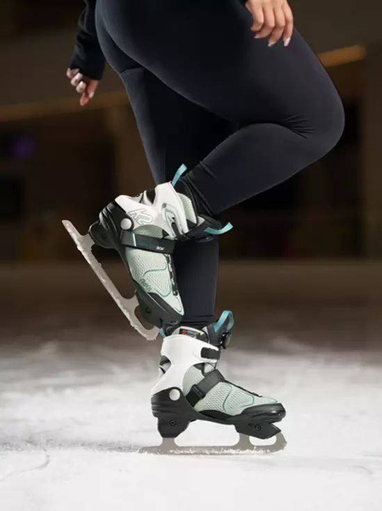 K2 Alexis Ice Boa figure blade Women's ice skate greyblue Echo Sports