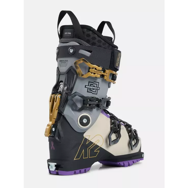 K2 Mindbender 95 MV gris bottes ski alpin femme