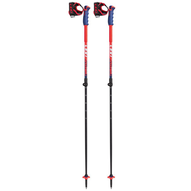 Leki Spitfire Vario S rouge-bleu-noir bâtons alpin sr