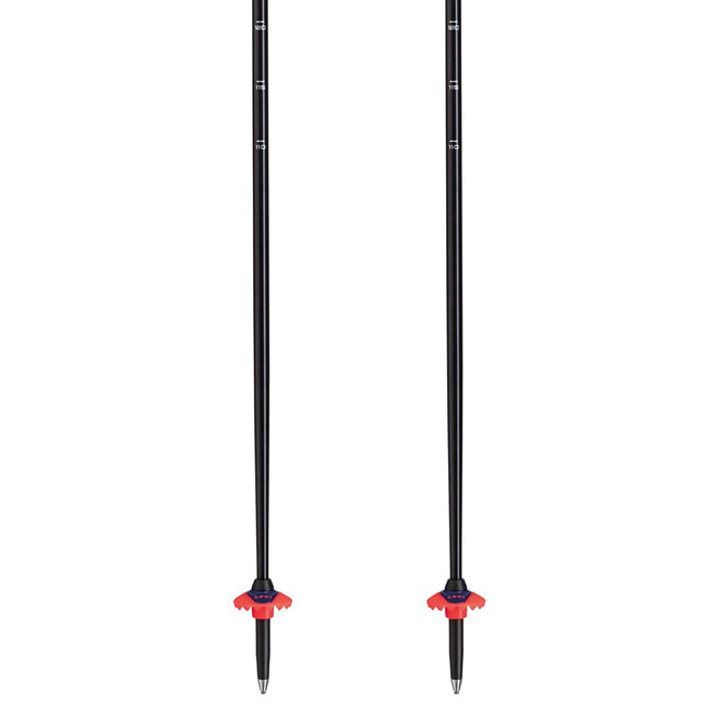 Leki Spitfire Vario S rouge-bleu-noir bâtons alpin sr