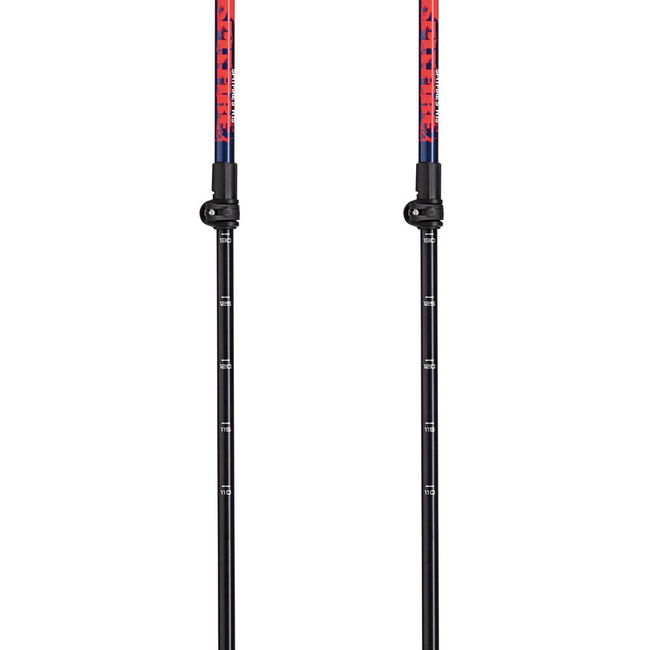 Leki Spitfire Vario S rouge-bleu-noir bâtons alpin sr