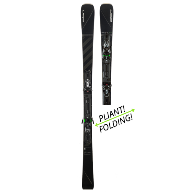 Elan Voyager emx 12 fx ski alpin PLIANT SR noir 22
