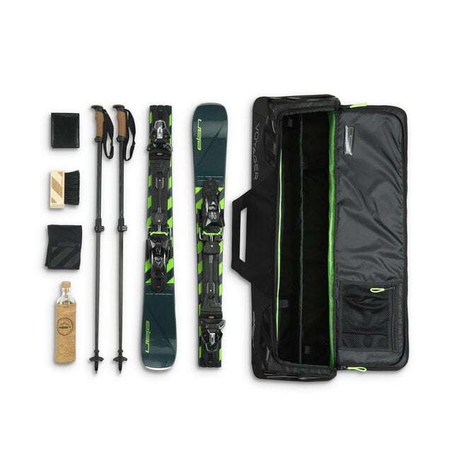 Elan Voyager bâtons alpins & sac de transport pour skis pliant
