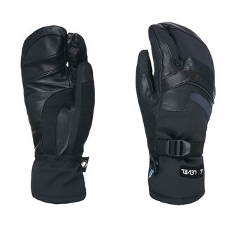 Level Level Ranger Leather Trigger glove-mitt black