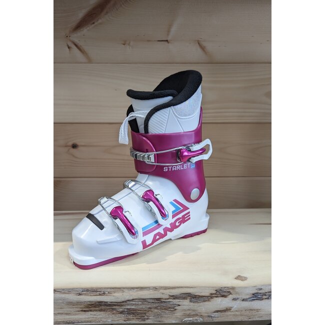 Lange Starlet 50 blanc-rose bottes ski alpin jr