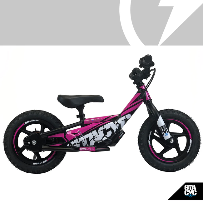 STACYC graphic stickers kit-electrify pink - 12" to 16"