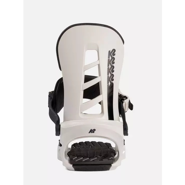 K2 Sonic snowboard binding white