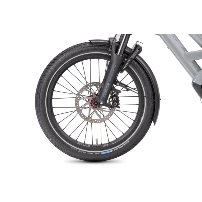 Tern GSD R14 folding cargo E-bike forge grey