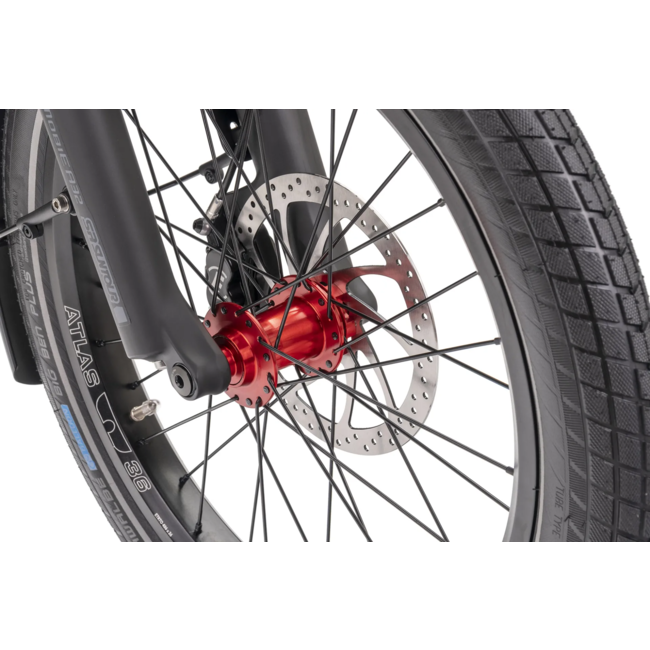 Tern GSD R14 folding cargo E-bike forge grey