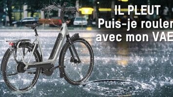 Peut-on rouler avec un vélo électrique quand il pleut?