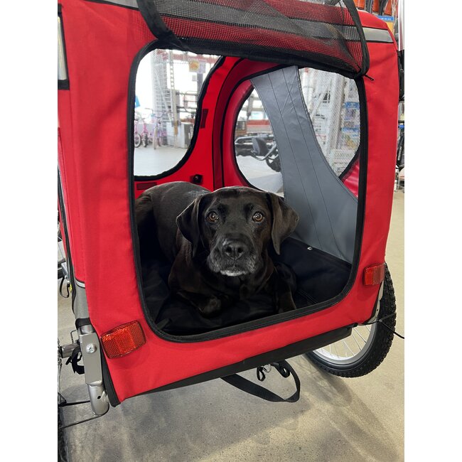 Damco remorque  pour chien 2 en 1