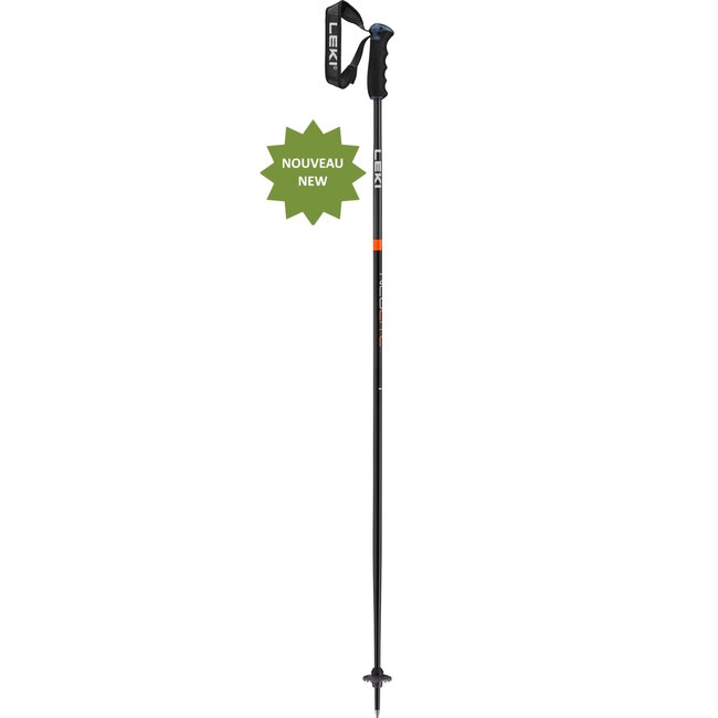 Leki Neolite Airfoil women's alpine ski pole black turquoise