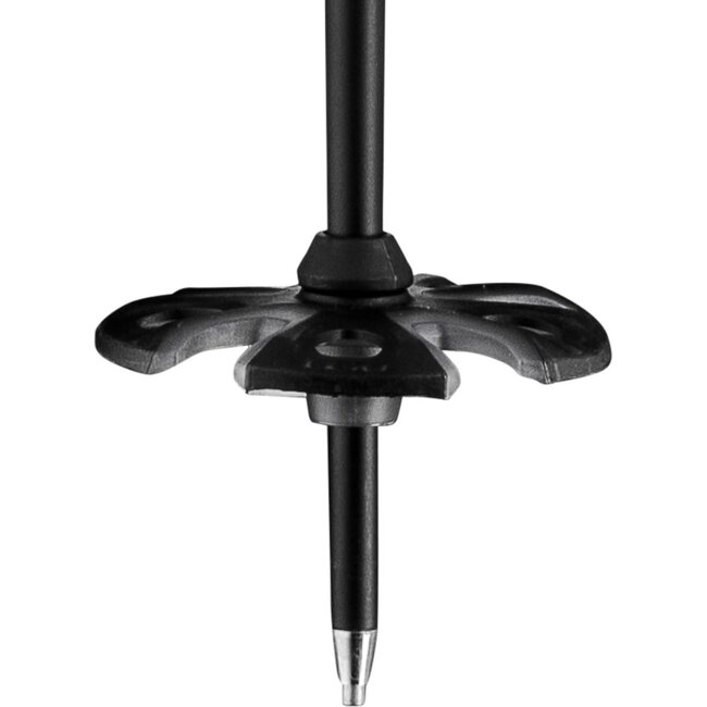 Leki Pitch Back noir-orange néon bâtons ski alpin