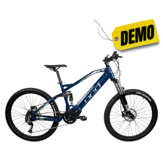 DCO D DCO E2-Zone bleu foncé-blanc-vert vélo de montagne électrique 17"