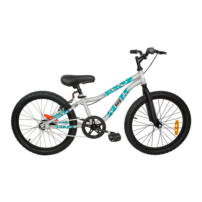 AVP H20 velo junior gris pale turquoiuse hybride 7 vitesses 20 Echo sports