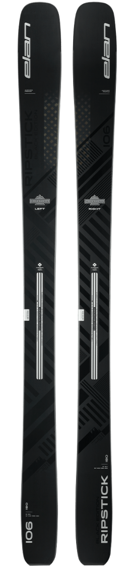 Elan Ripstick 106 Black edition 2023 men alpine ski - Echo Sports