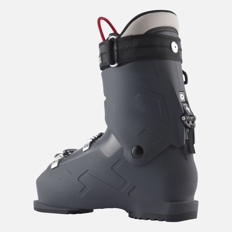grandeur botte de ski salomon Select Wide R 60 GW Boots 2024 evo High performance allmountain boot with magnesium Backbone technology combines proven Salomon skiing performance with comfortable hiking and walking Salomon Quest 110 Ski Boots FeaturesPerformance Level Good intermediate to expert freeride skiers Flex Index 110 flex on a scale of 40 to 140 Last Width 100 mm last Shell and cuff Bi material PU lower shell for response with a Bi material PP upper shell for controled flex Sole An extended rubber sole allows for extra grip for walking Adjustments Outer single shaft alignment replaceable heel and toe pads light back spoiler backbone release Liner The Salomon My Custom Fit Performance liner with Biovents help keep your foot dry and warm Freeski Feature Ride and Hike technology allows you to loosen the upper cuff for easier walking Shock Absorption Salomon heel cushioning system to absorb vibrations and add comfort Sizing Mondo sizing Go to our boot sizing chart for ski boot sizing Taille Chaussure Ski Grandeur Botte