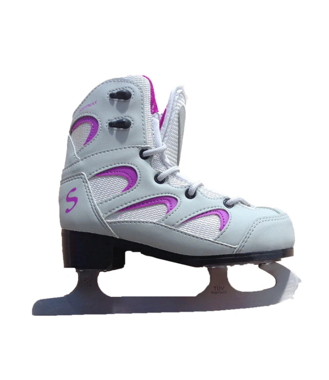 SOFTMAX 626 patin à glace fille (enfant) gris-rose - Echo sports