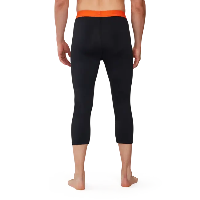 Kombi Pantalon noir couche de base RedHeat Extreme court Homme