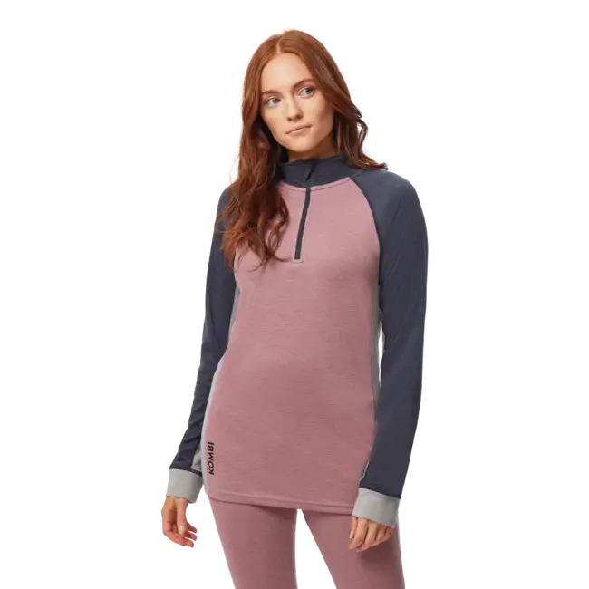 Kombi MerinoMix Pro Zip Top Base Layer Women