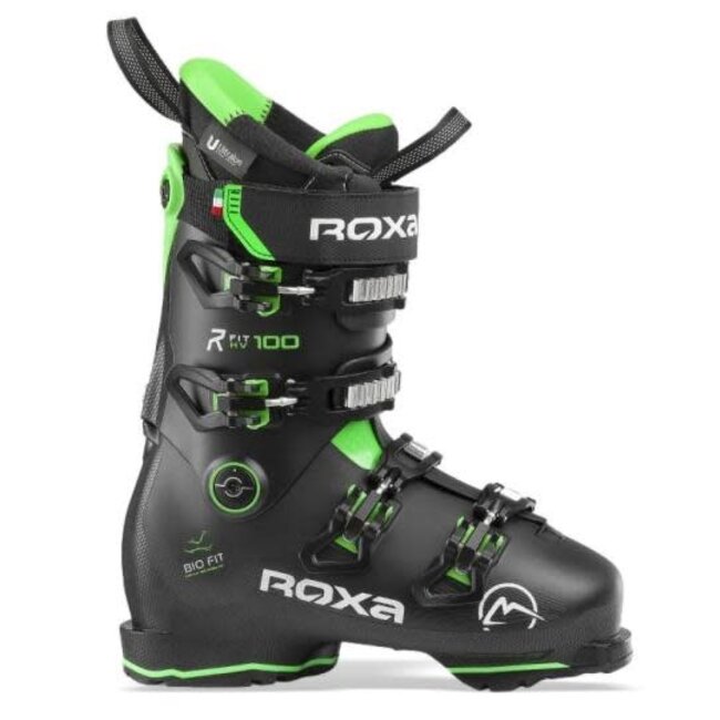Roxa R-Fit 100 GW 2024 Black -Green Ski Boots Adult
