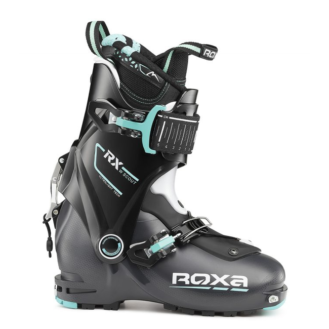 Roxa RX Scout women's alpine ski boot black-aqua