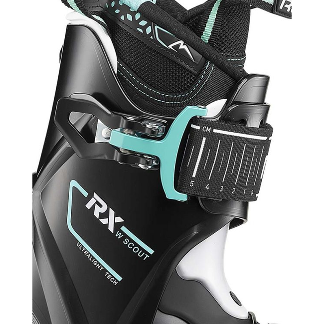 Roxa RX Scout women's alpine ski boot black-aqua